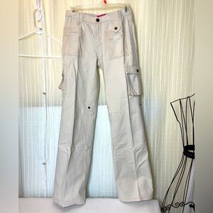 Zana-di jeans Size 1 regular 
Cream Wide leg hiking outdoor cargo pants